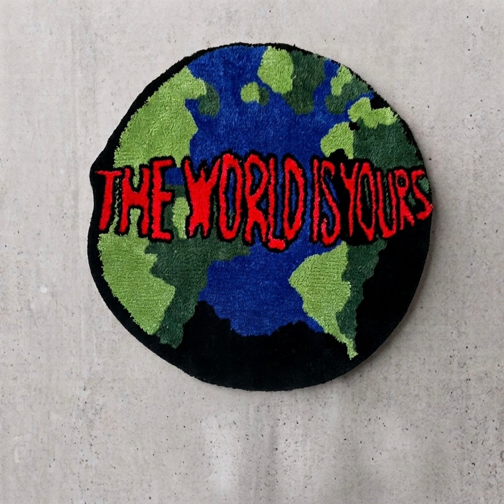 "The World Is Yours" mat